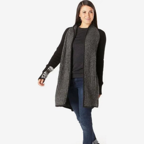 Smartwool CHUP Speren Wrap Sweater Gray Small - Picture 11 of 11